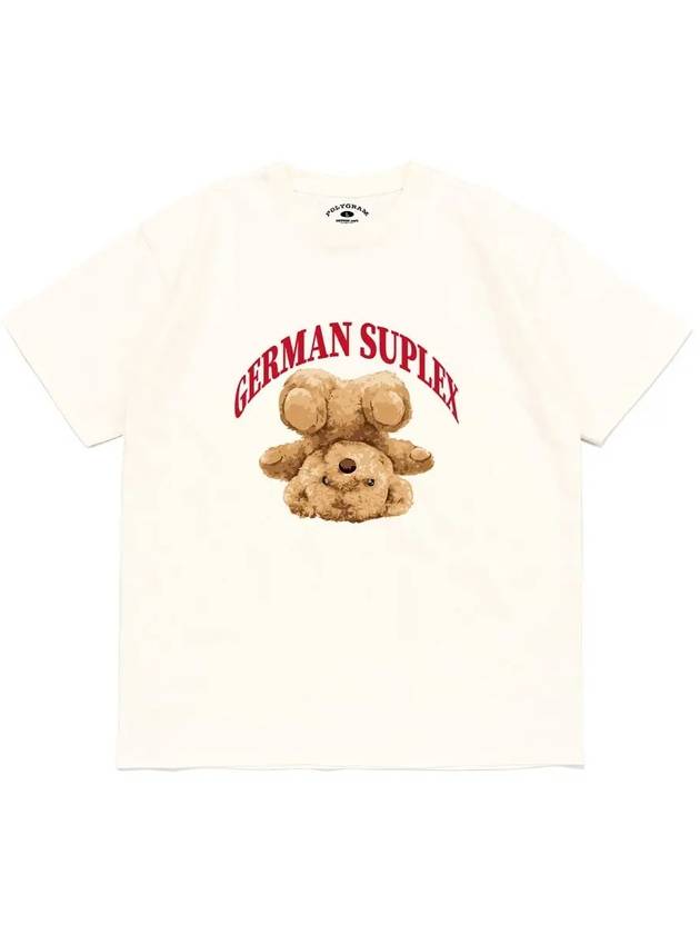 SUPLEX BEAR T SHIRTS IVORY - POLYGRAM - BALAAN 3