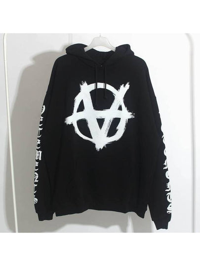 Double Anarchy Logo Hoodie Black - VETEMENTS - BALAAN 2