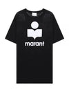 Karman Logo Short Sleeve T-Shirt Black - ISABEL MARANT - BALAAN 2