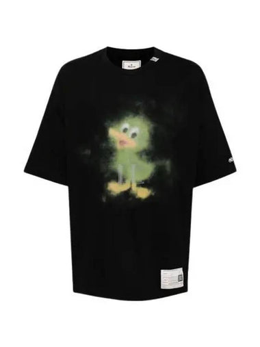 A13TS641 Black Duck Print Tee - MIHARA YASUHIRO - BALAAN 1