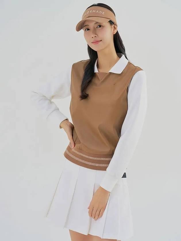 Women s Leather Patch Collar Sweatshirt TWTYM7146 513 - TAYLORMADE - BALAAN 10