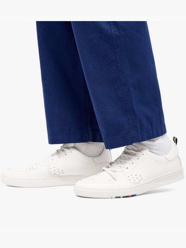 Cosmo Leather Low Top Sneakers White - PAUL SMITH - BALAAN 3