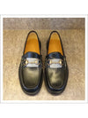 Men's Horsebit Square Loafer Black - GUCCI - BALAAN.