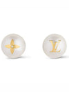 My Mix Pearl Earrings Gold White - LOUIS VUITTON - BALAAN 1