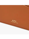 Demi Lune Card Wallet Brown - A.P.C. - BALAAN 4