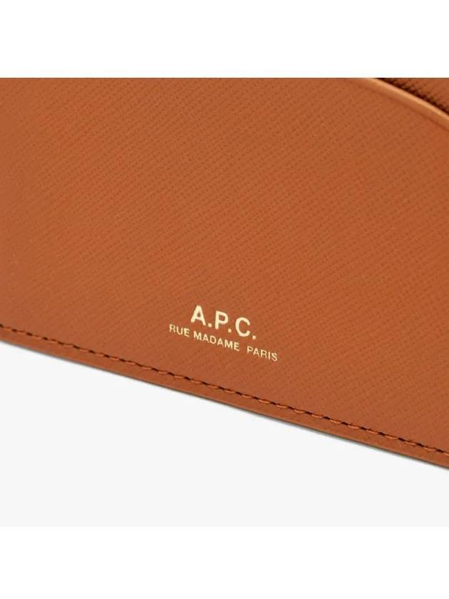 Demi Lune Card Wallet Brown - A.P.C. - BALAAN 4