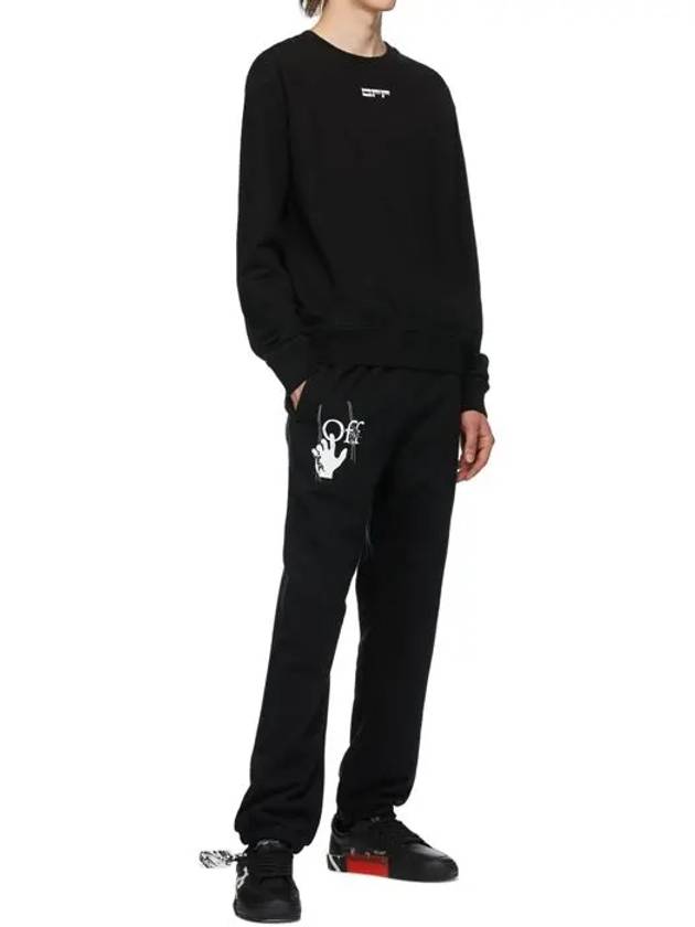 face logo sweatshirt black - OFF WHITE - BALAAN.