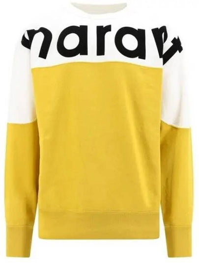 Howley Logo Crew Neck Sweatshirt Yellow - ISABEL MARANT - BALAAN 2