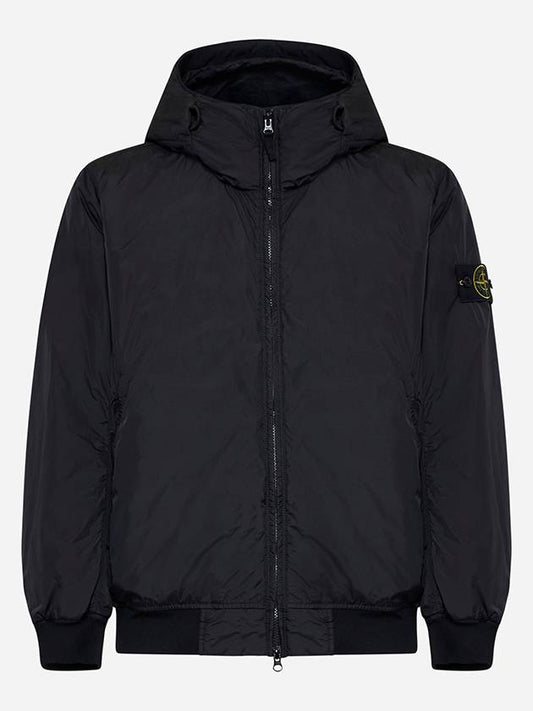 Crinkle Reps R NY Padding Black - STONE ISLAND - BALAAN 2