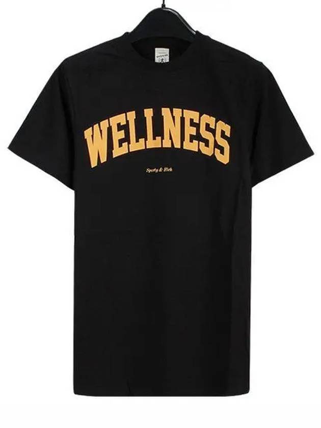 Wellness Ivy Short Sleeve T-Shirt Black - SPORTY & RICH - BALAAN 2