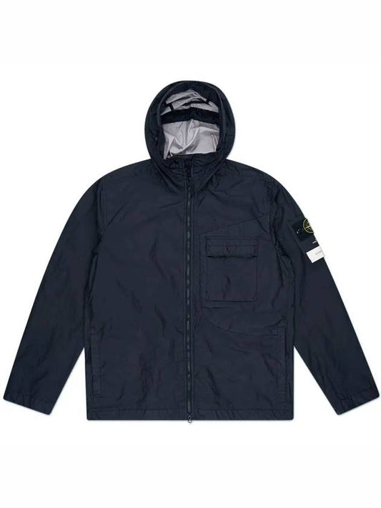 Waffen Patch Membrana Hooded Jacket Navy - STONE ISLAND - BALAAN 2