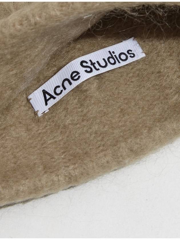 mohair beanie beige - ACNE STUDIOS - BALAAN 5