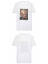 Wrap Curls 1 Print Short Sleeve T-Shirt White - NEIL BARRETT - BALAAN 6