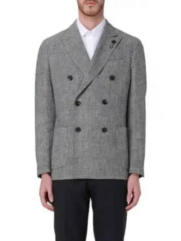 LARDINI 24 EQ660AEEQSK62432 100NE Double Breasted Jacket - RVR LARDINI - BALAAN 1