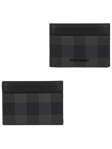 8070275 Check skin card wallet - BURBERRY - BALAAN 1