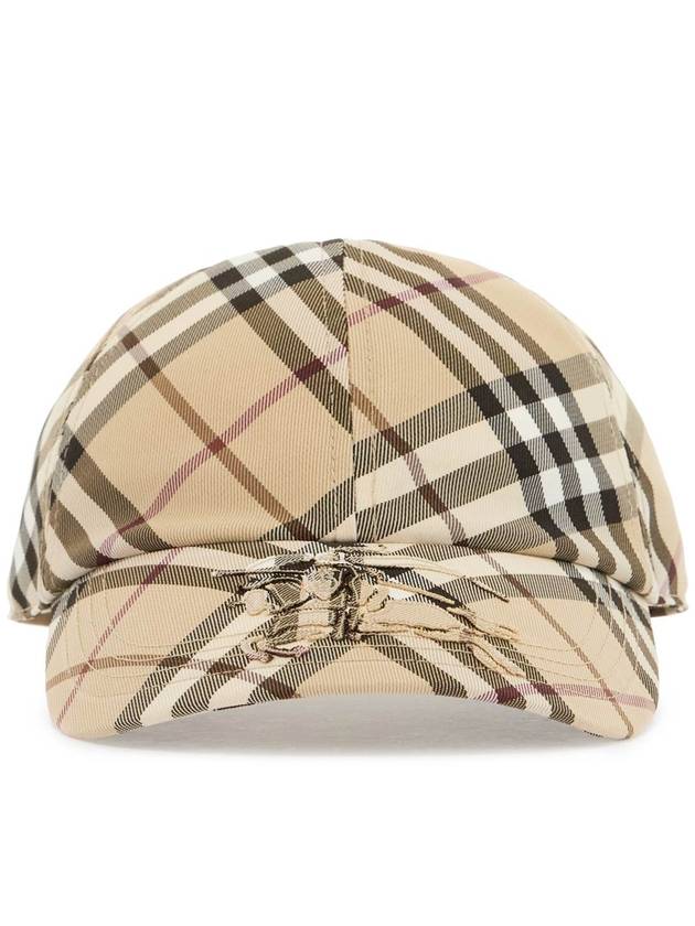 ered  checkered baseball cap - BURBERRY - BALAAN 1