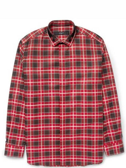 CHECKED COTTON SHIRT - GIVENCHY - BALAAN 2