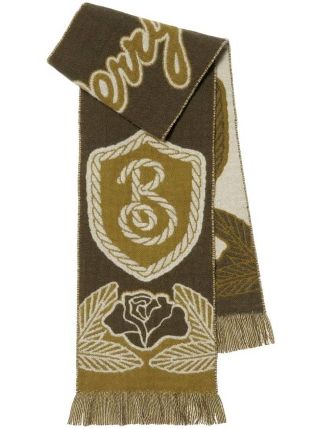 B shield cashmere blend scarf 8097032 - BURBERRY - BALAAN 1