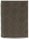 Intrecciato Leather Card Wallet Brown - BOTTEGA VENETA - BALAAN 2