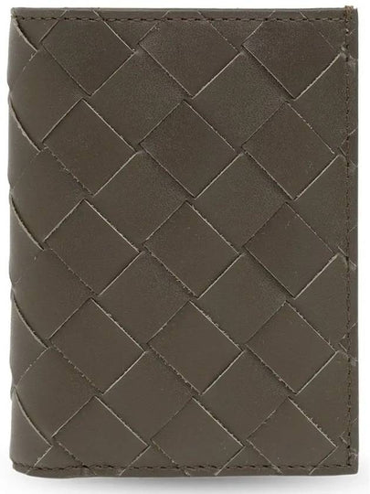 Intrecciato Leather Card Wallet Brown - BOTTEGA VENETA - BALAAN 2