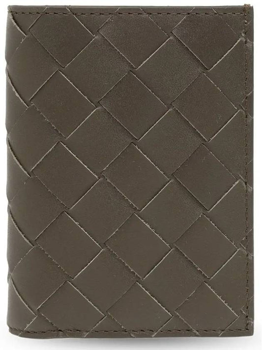 Intrecciato Leather Card Wallet Brown - BOTTEGA VENETA - BALAAN 2