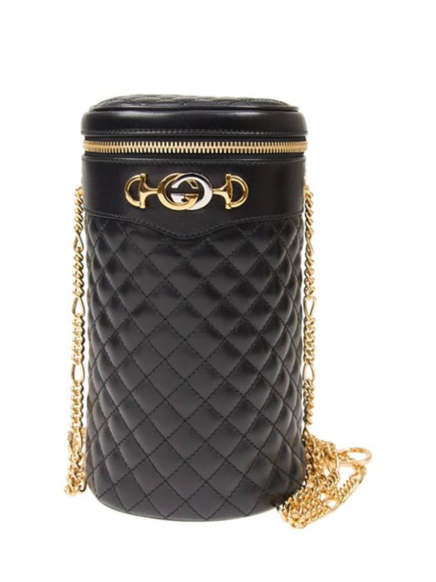 Horsebit Quilted Chain Shoulder Bag Black - GUCCI - BALAAN 2