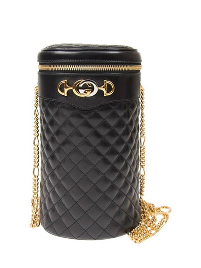 Horsebit Quilted Chain Shoulder Bag Black - GUCCI - BALAAN 2