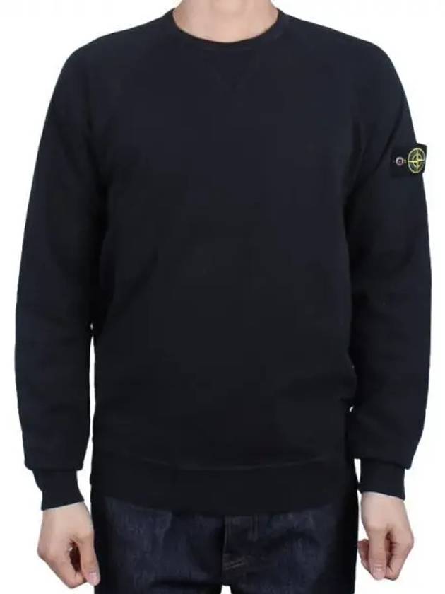 Wappen Patch Classic Sweatshirt Black - STONE ISLAND - BALAAN 2