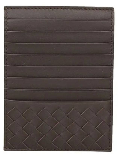 Intrecciato Card Wallet Brown - BOTTEGA VENETA - BALAAN 1