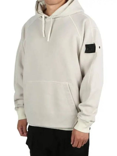 Shadow Project Wappen Patch Hoodie Beige - STONE ISLAND - BALAAN 2