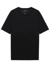 Shadow Back Graphic Print Short Sleeve T-Shirt Black - STONE ISLAND - BALAAN 1