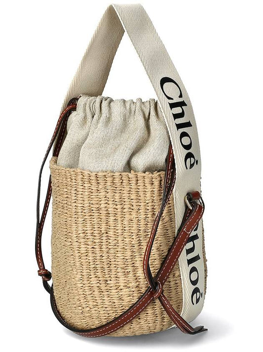 small woody logo bucket bag beige - CHLOE - BALAAN 2