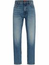 Denim Straight Jeans Blue - HUGO BOSS - BALAAN 2