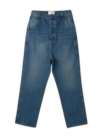 Alex straight denim pants blue jeans - AMI - BALAAN 1