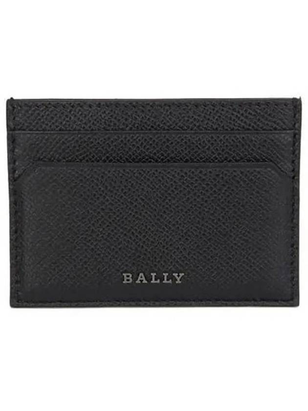 Bhar Logo Card Wallet Black - BALLY - BALAAN 1