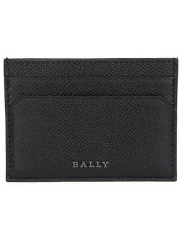 Bhar Logo Card Wallet Black - BALLY - BALAAN 1