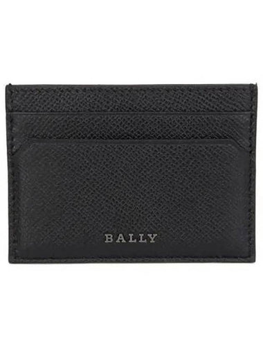 Bhar Logo Card Wallet Black - BALLY - BALAAN 1