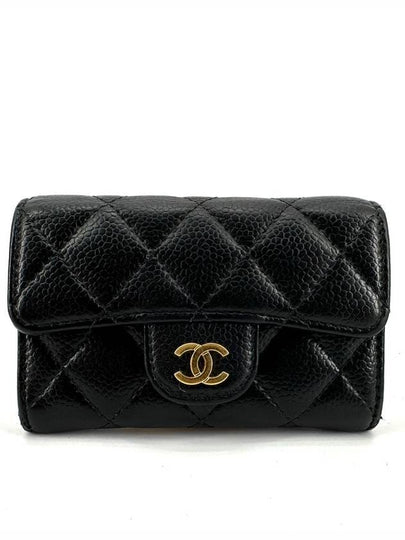 Caviar gold flap card wallet - CHANEL - BALAAN 2