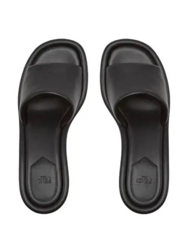 FF Baguette Motif Nappa Leather Sandals Black - FENDI - BALAAN 2