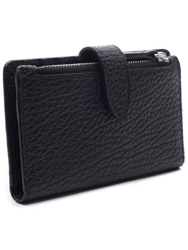 Iconic Stitch Leather Card Wallet Black - MAISON MARGIELA - BALAAN 4