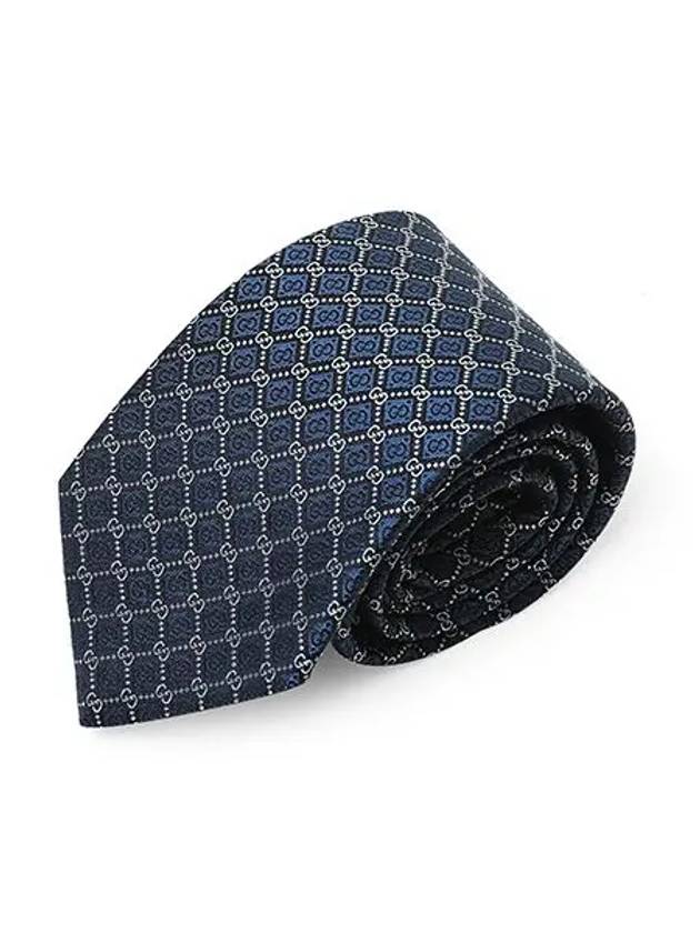 GG Rhombus motif silk tie - GUCCI - BALAAN 3