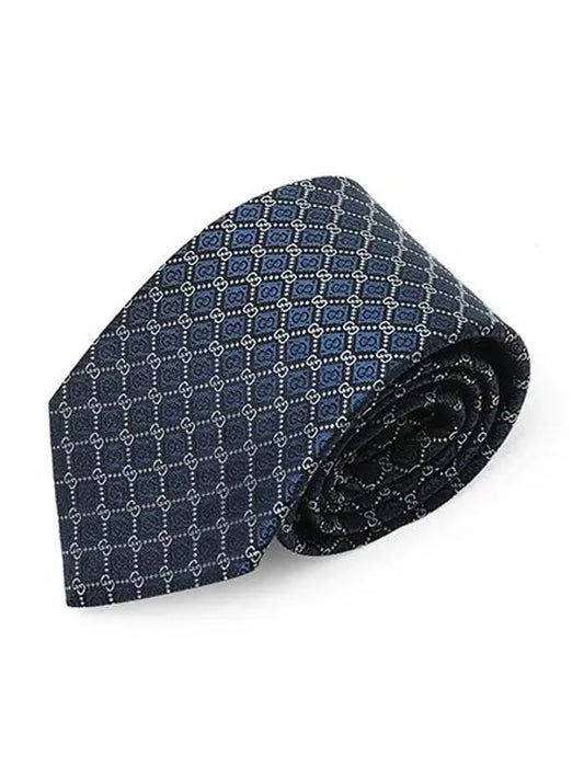 GG Rhombus motif silk tie - GUCCI - BALAAN 2