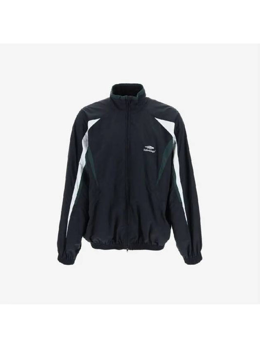 3B Sports Icon Track Jacket Black - BALENCIAGA - BALAAN 2