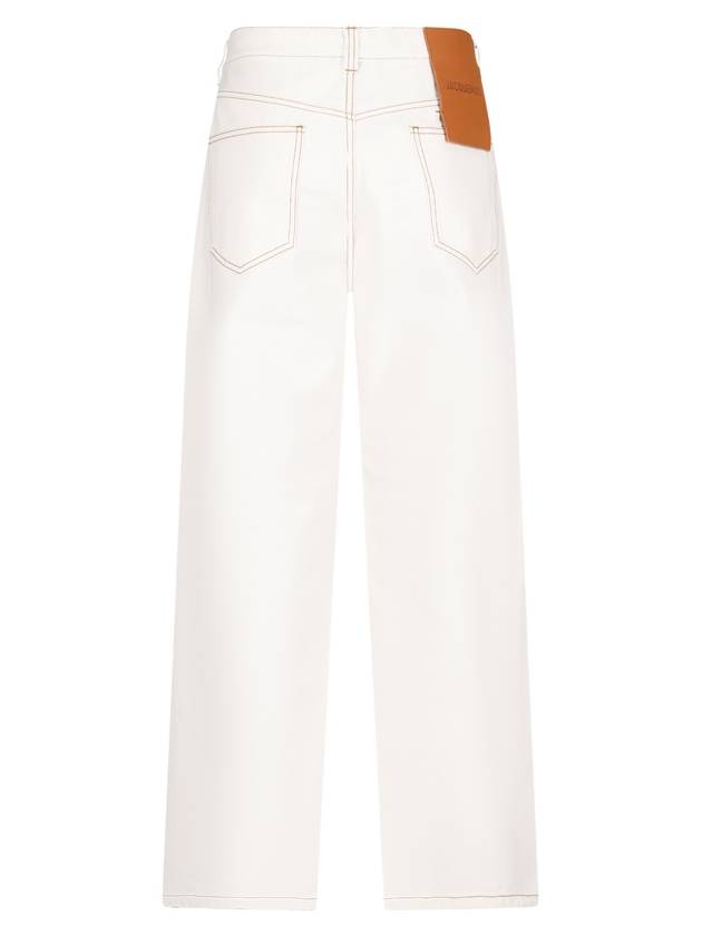 Denim Straight Pants 245DE028 151411C - JACQUEMUS - BALAAN 3