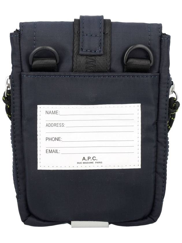 Trek Logo Buckle Nylon Pouch Cross Bag Dark Navy - A.P.C. - BALAAN 5