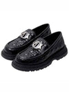 Buffalo Leather Loafers Black - DIOR - BALAAN 2