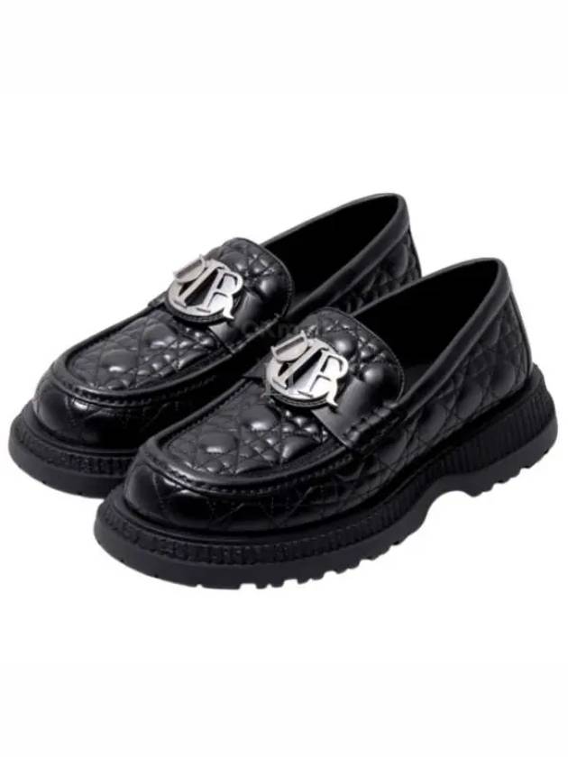 Buffalo Leather Loafers Black - DIOR - BALAAN 2