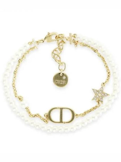 Petit CD Resin Pearls Bracelet Gold - DIOR - BALAAN 2