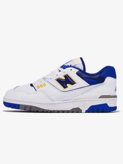 550 Lakers Logo Low Top Sneakers Infinity Blue White - NEW BALANCE - BALAAN 2