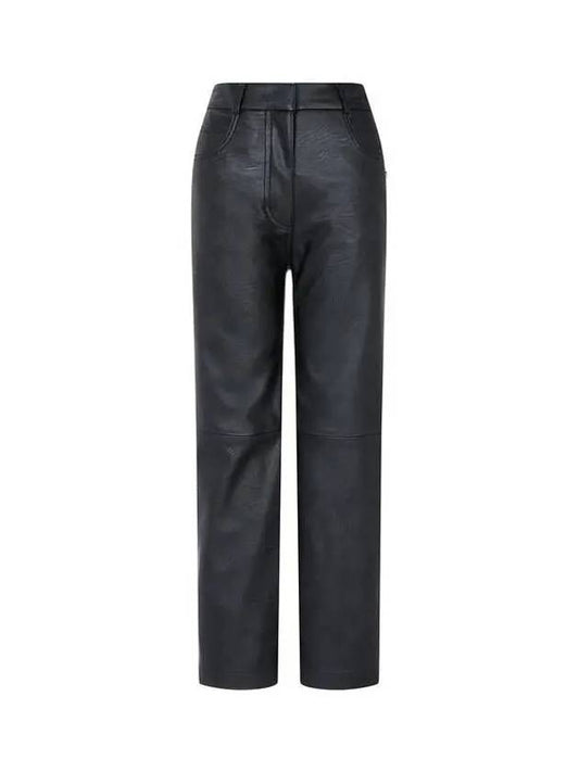 Fake Grainy Leather Pants Black 270058 - STELLA MCCARTNEY - BALAAN 1